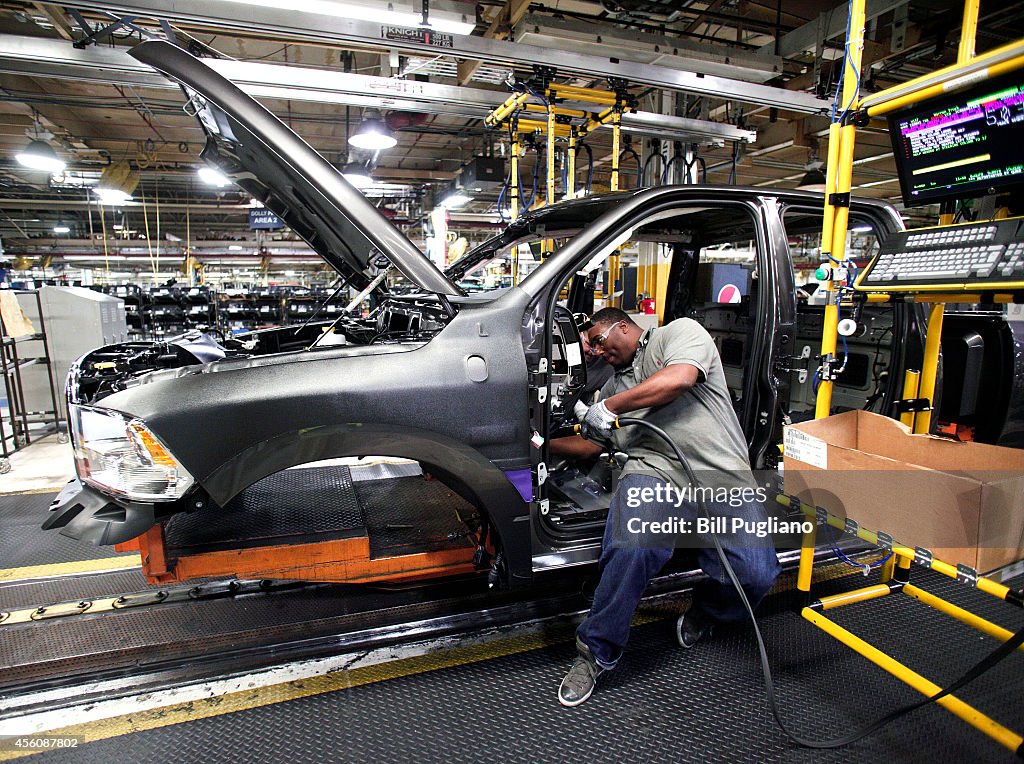 Chrysler Highlights Truck Assembly Plant In Warren, Michigan