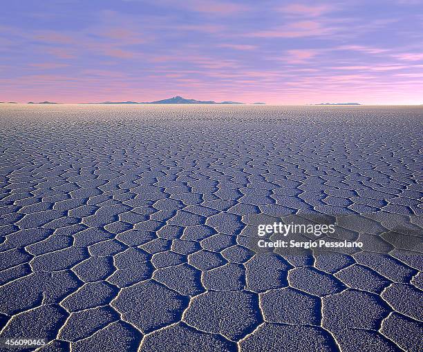 bolivia - salar de uyuni at dawn - uyuni stock-fotos und bilder