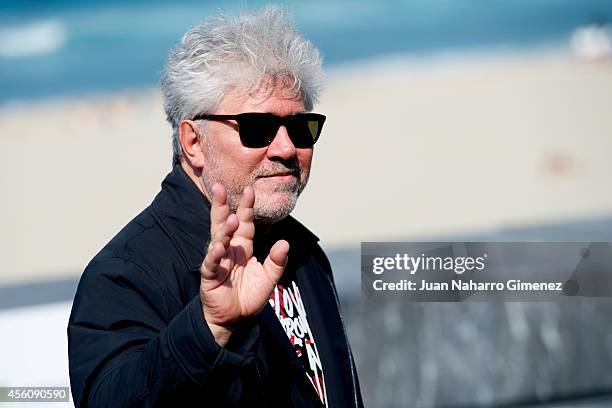 Pedro Almodovar attends 'Relatos Salvajes' photocall during 62nd San Sebastian International Film Festival at the Kursaal Palace on September 25,...