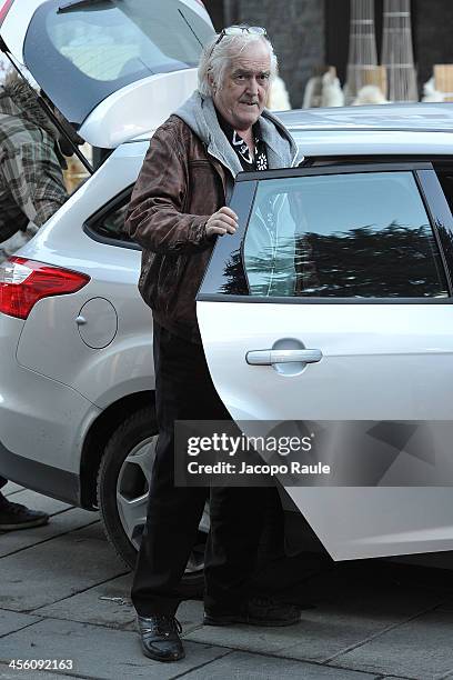 Henning Mankell is seen during Courmayeur Noir In Festival on December 13, 2013 in Courmayeur, Italy.