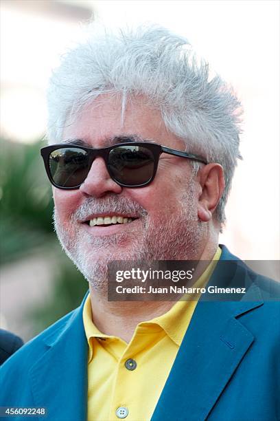 Pedro Almodovar attends 'Relatos Salvajes' premiere during 62nd San Sebastian International Film Festival at the Kursaal Palace on September 25, 2014...