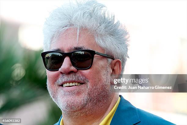 Pedro Almodovar attends 'Relatos Salvajes' premiere during 62nd San Sebastian International Film Festival at the Kursaal Palace on September 25, 2014...