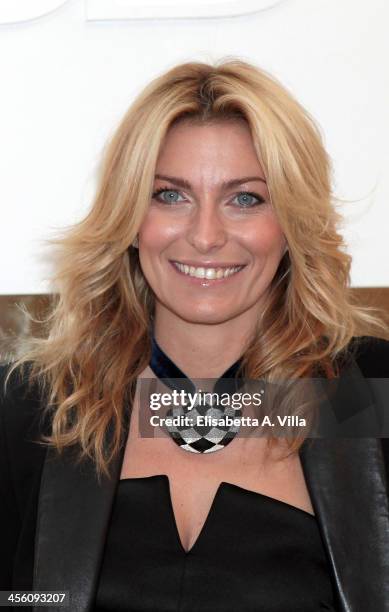 Federica Fontana attends the 'Luce Preziosa' presentation at the GB ENIGMA by Gianni Bulgari boutique on December 13, 2013 in Rome, Italy. Luce...