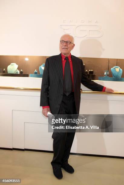 Gianni Bulgari attends the 'Luce Preziosa' presentation at the GB ENIGMA by Gianni Bulgari boutique on December 13, 2013 in Rome, Italy. Luce...