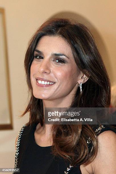 Elisabetta Canalis attends the 'Luce Preziosa' presentation at the GB ENIGMA by Gianni Bulgari boutique on December 13, 2013 in Rome, Italy. Luce...
