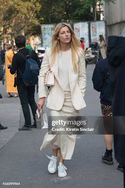 Fashion Stylist Ada Kokosar on day 2 of Paris Collections: Women on September 24, 2014 in Paris, France.