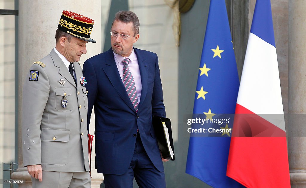 'Conseil Des Ministres' At Elysee Palace In Paris