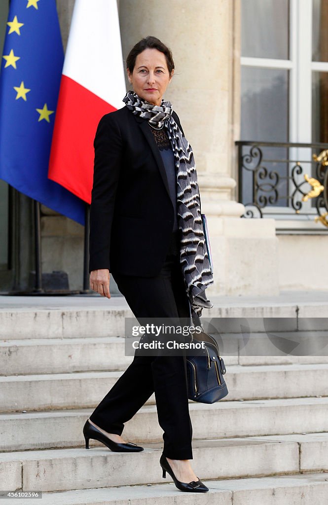 'Conseil Des Ministres' At Elysee Palace In Paris