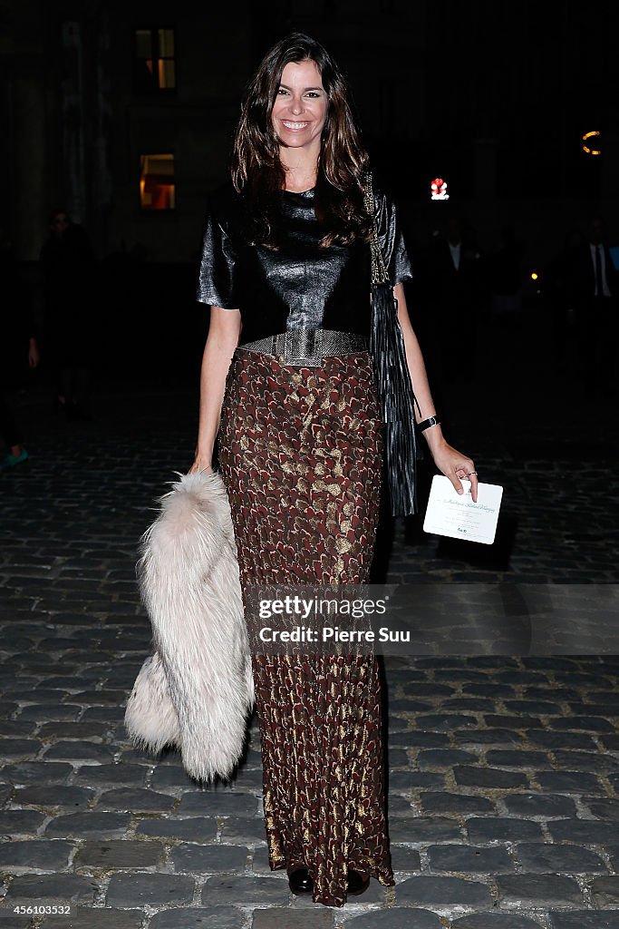 Celebrity Sighting At Paris Fashion Week, Womenswear SS 2015 : September 25th