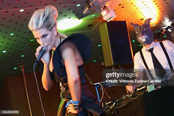 Live act performs on stage during the Opening Night After Show Party of the Zurich Film Festival 2014 on September 25, 2014 in Zurich, Switzerland.