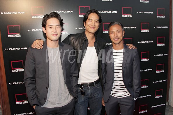 Raymond Lee Jack Yang and Guest attend A Leading Man Los Angeles... |  WireImage | 456104958