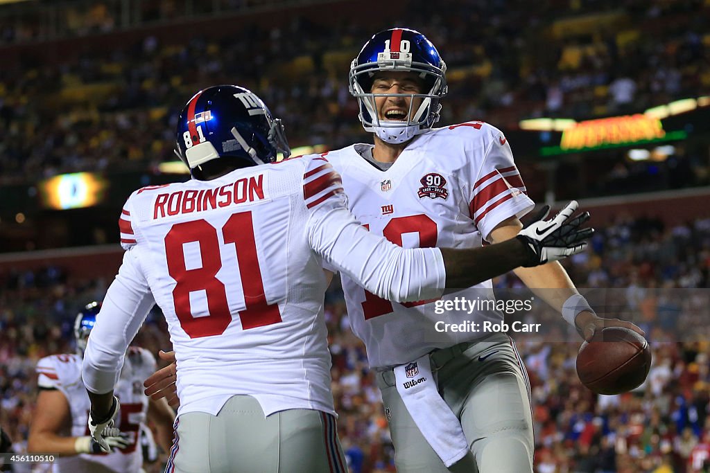 New York Giants v Washington Redskins