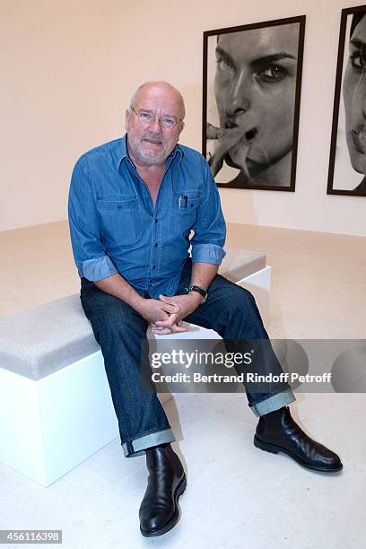 Photographer Peter Lindbergh attends his Exhibition at Gagosian Gallery on September 25, 2014 in Paris, France.