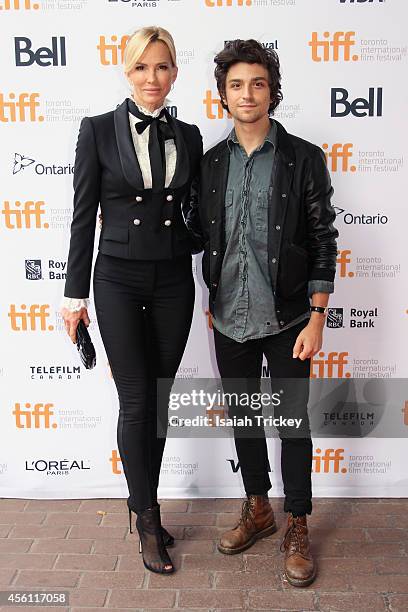 Actor Janet Jones and Jacob Loeb arrive at the 'Red Army' Premiere during the 2014 Toronto International Film Festival held at Ryerson Theatre on...