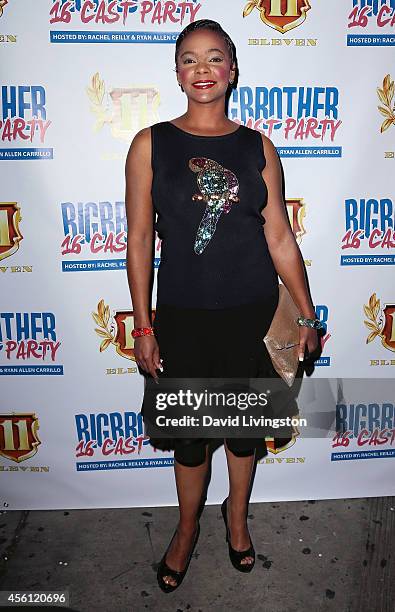 Actress Lark Voorhies attends the "Big Brother 16" Red Carpet Finale Party at Eleven NightClub on September 25, 2014 in West Hollywood, California.