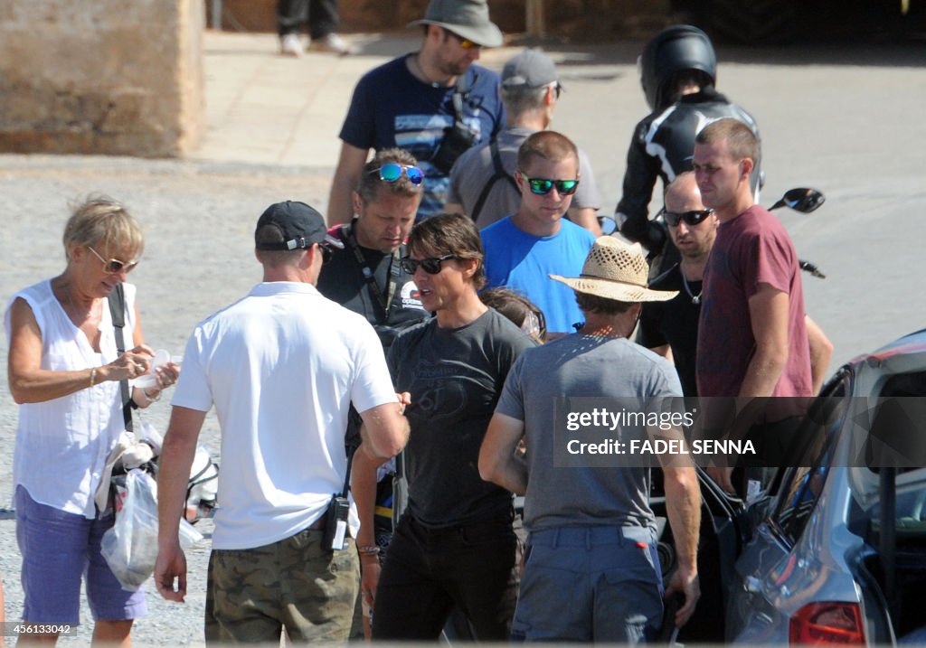 MOROCCO-ENTERTAINMENT-TOM CRUISE-FILM-MISSION IMPOSSIBLE 5