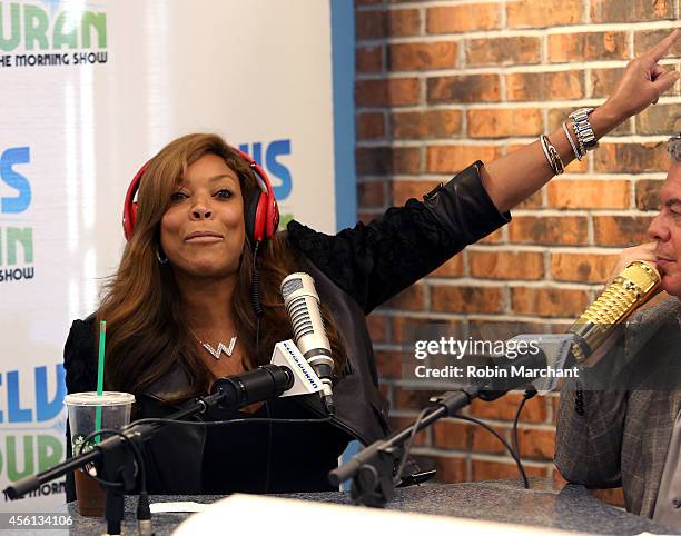 Wendy Williams visits "The Elvis Duran Z100 Morning Show" at Z100 Studio on September 26, 2014 in New York City.