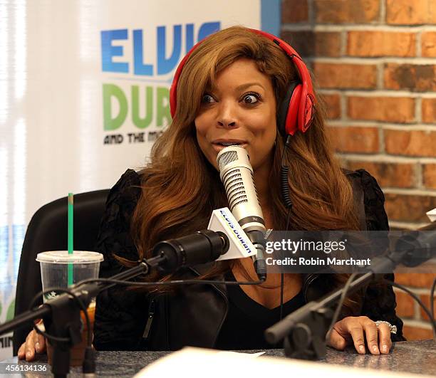 Wendy Williams visits "The Elvis Duran Z100 Morning Show" at Z100 Studio on September 26, 2014 in New York City.