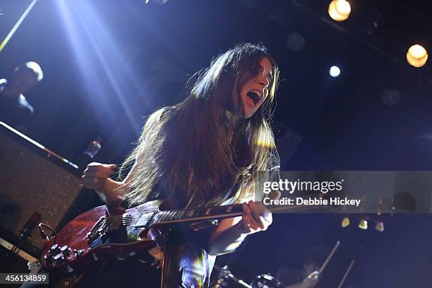 Danielle Haim of HAIM performs at The Academy at The Academy on December 13, 2013 in Dublin, Ireland.