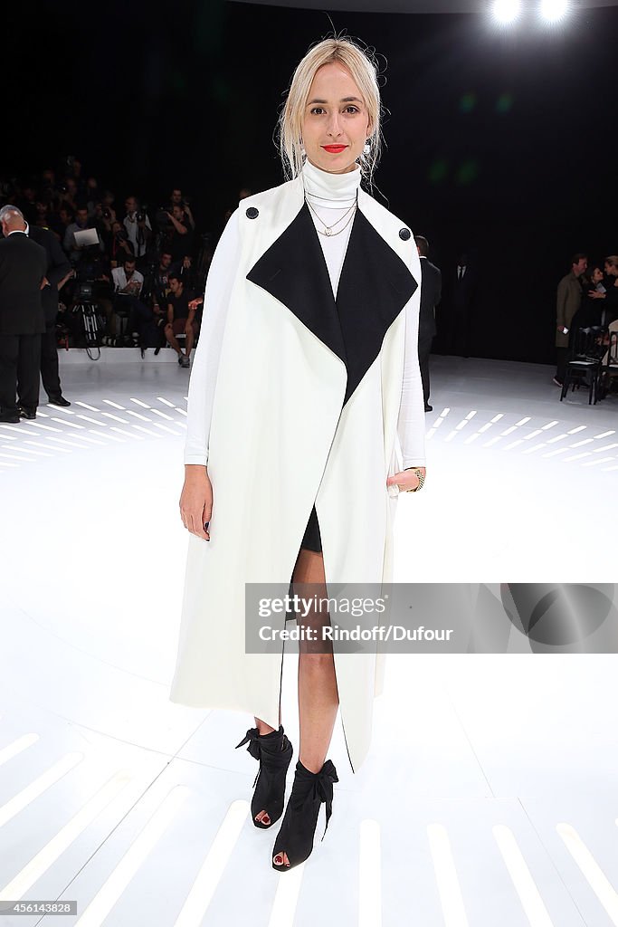 Christian Dior : Front Row - Paris Fashion Week Womenswear Spring/Summer 2015