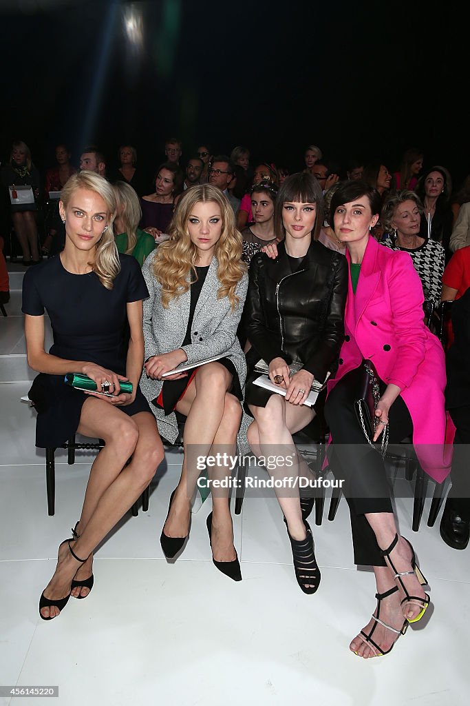 Christian Dior : Front Row - Paris Fashion Week Womenswear Spring/Summer 2015