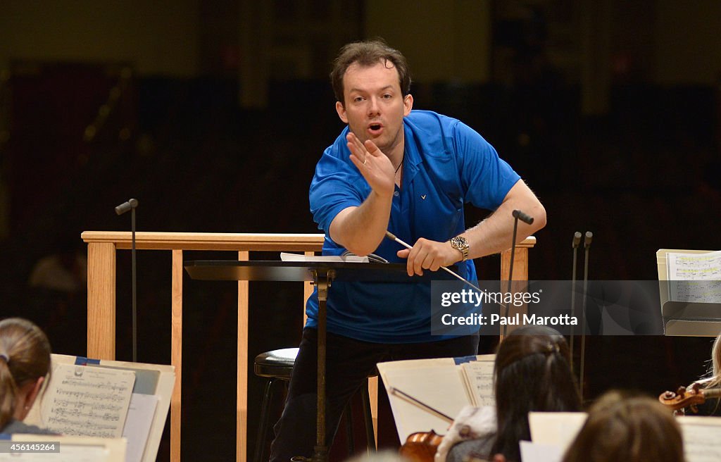 Music Director Andris Nelsons Makes Debut In The Boston Symphony - Rehearsals