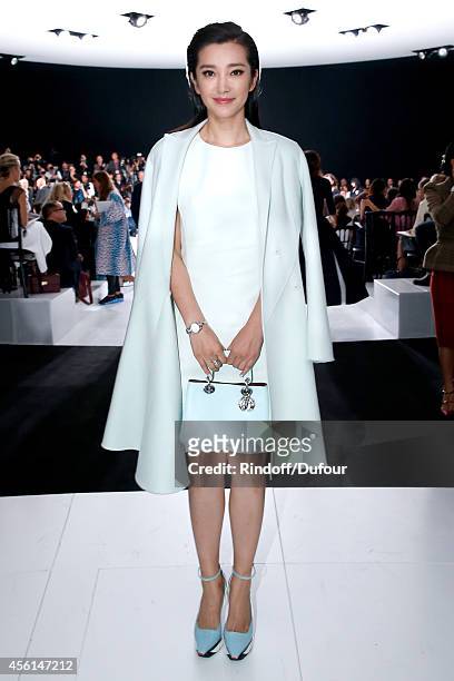 Li Bingbing attends the Christian Dior show as part of the Paris Fashion Week Womenswear Spring/Summer 2015 on September 26, 2014 in Paris, France.