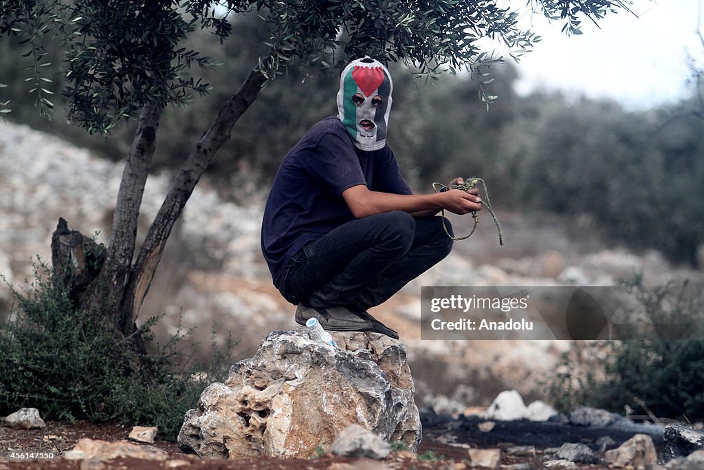 Protest against the Jewish settlements in West Bank