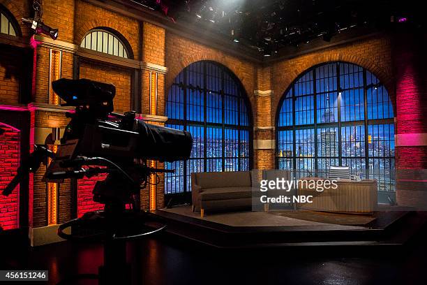 Episode 096 -- Pictured: Late Night set on September 15, 2014 --