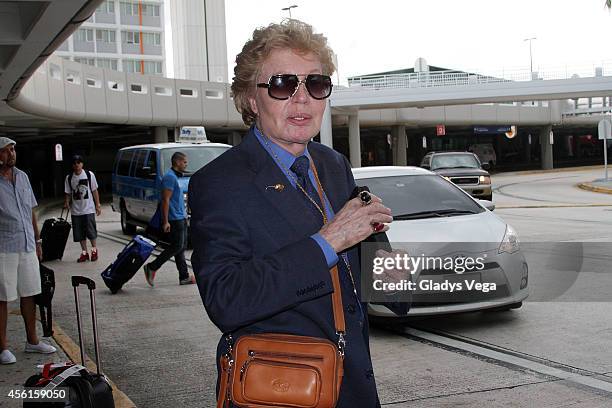 Walter Mercado is sighted at Luis Munoz Marin International Airport on September 26, 2014 in San Juan, Puerto Rico.