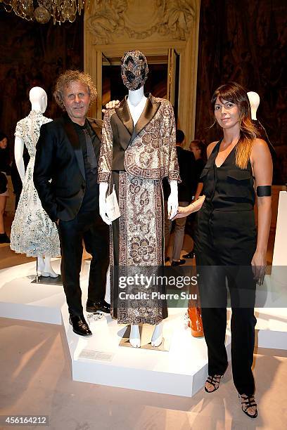 Renzo Rosso and his wife Alessia osso attend 'ANDAM' Celebrates Its 25th Anniversary as part of the Paris Fashion Week Womenswear Spring/Summer 2015...