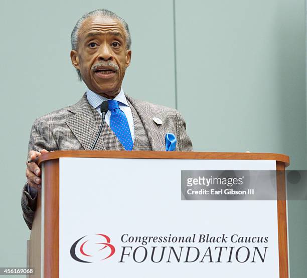 Al Sharpton serves as a participant in My Brother's Keeper Townhall at the 44th Legislative Conference Foundation Inc. At Walter E. Washington...