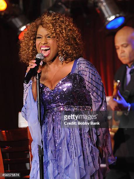 Jennifer Holliday performs at BB King on September 26, 2014 in New York City.