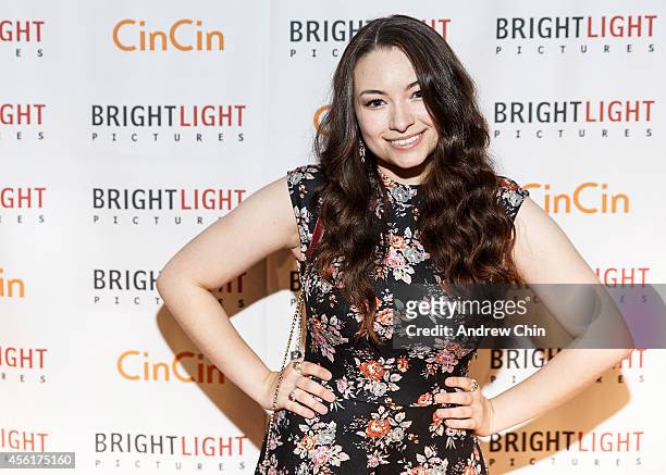 Actress Jodelle Ferland attends the 13th anniversary party of Brightlight Pictures at CinCin Ristorante on September 26, 2014 in Vancouver, Canada.
