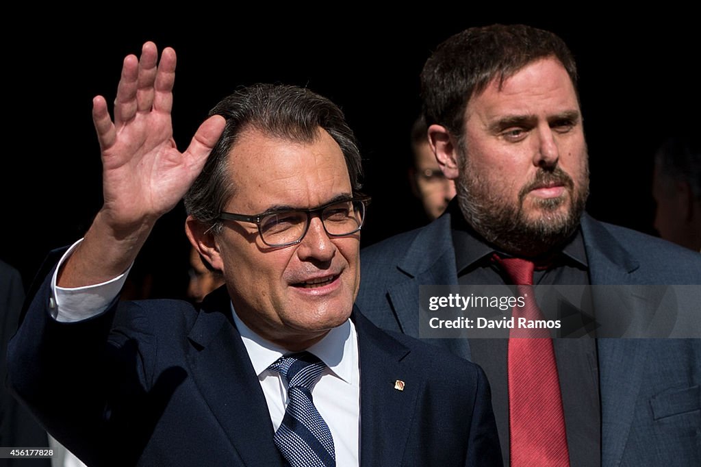 Catalan Leader Artur Mas Signs Decree For Independence Referendum