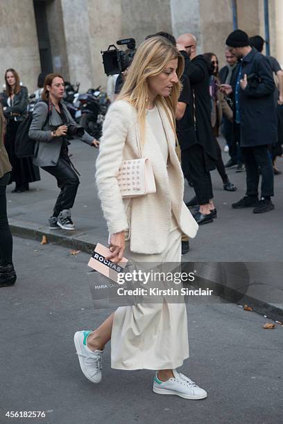 Fashion Stylist Ada Kokosar on day 2 of Paris Collections: Women on September 24, 2014 in Paris, France.