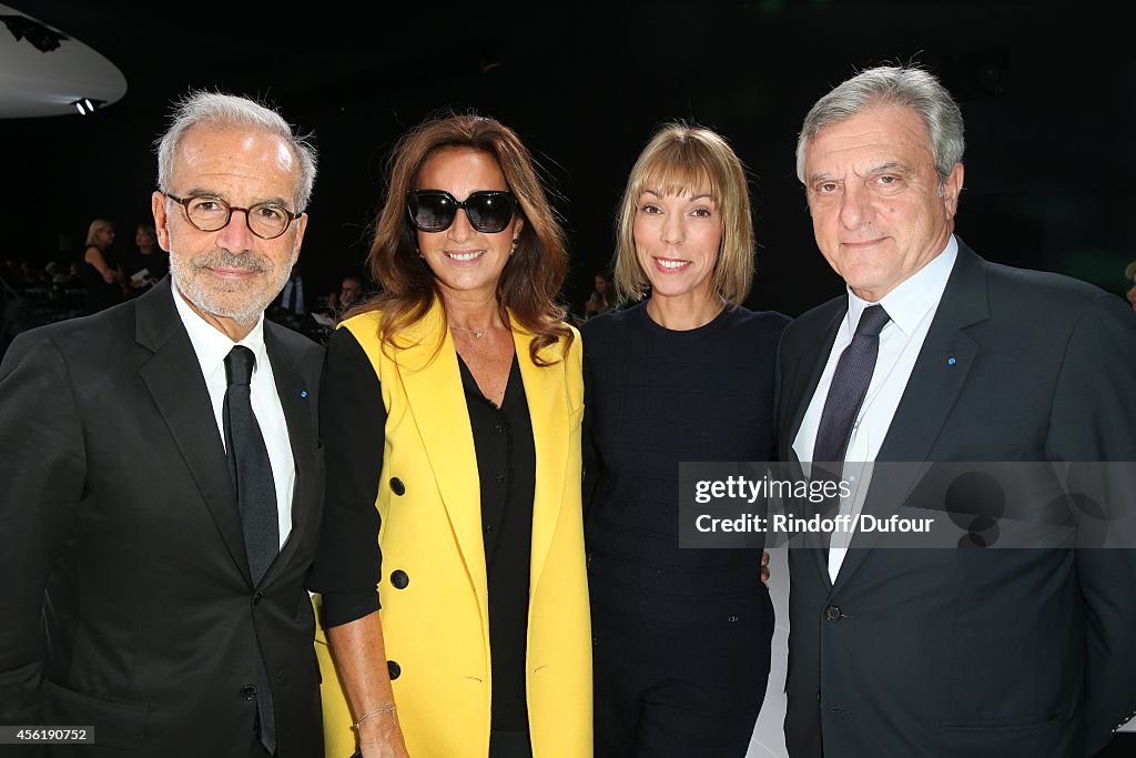 Christian Dior : Front Row - Paris Fashion Week Womenswear Spring/Summer 2015