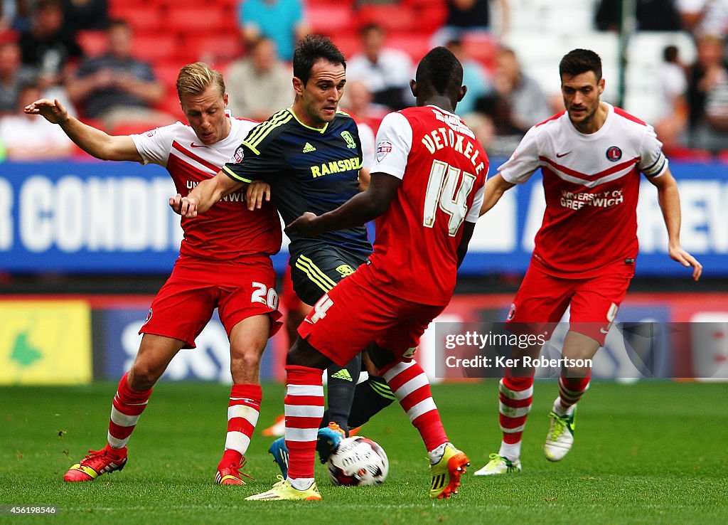Charlton Athletic v Middlesbrough - Sky Bet Championship