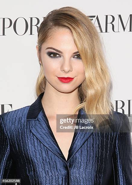 Allie Evans attends the Teen Vogue's 12th Annual Young Hollywood issue launch party on September 26 in Beverly Hills, California.