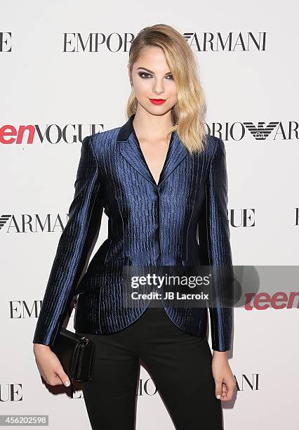 Allie Evans attends the Teen Vogue's 12th Annual Young Hollywood issue launch party on September 26 in Beverly Hills, California.