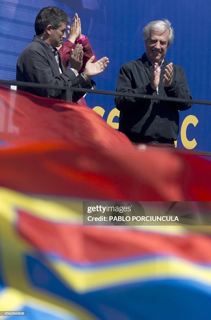 URUGUAY-ELECTION-CAMPAIGN-VAZQUEZ-SENDIC