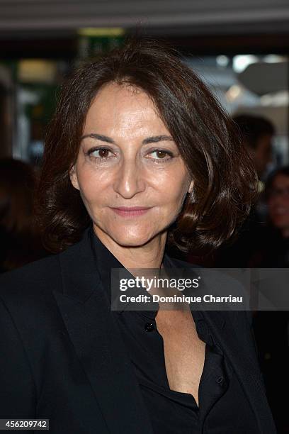 Nathalie Rykiel attends the Jean Paul Gaultier show as part of the Paris Fashion Week Womenswear Spring/Summer 2015 on September 27, 2014 in Paris,...