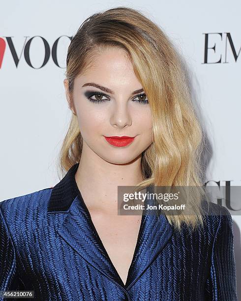 Allie Evans arrives at the Teen Vogue Young Hollywood Party on September 26, 2014 in Los Angeles, California.