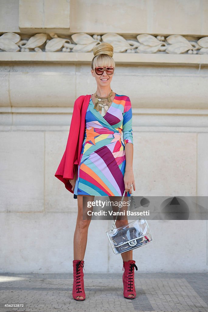 Street Style - Paris Fashion Week, Womenswear S/S 2015 : September 27th