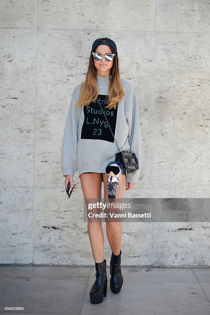 Street Style - Paris Fashion Week, Womenswear S/S 2015 : September 27th
