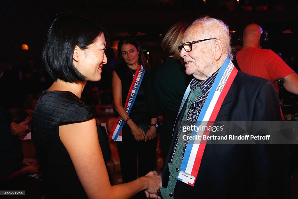 Jean Paul Gaultier : Front Row - Paris Fashion Week Womenswear Spring/Summer 2015