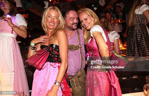 Princess Lilly Sayn Wittgenstein Berleburg Prince Alexander zu Schaumburg Lippe and his wife Princess Nadja zu Schaumburg Lippe during Oktoberfest at...