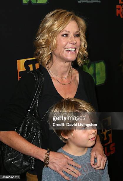Actress Julie Bowen and son Oliver McLanahan Phillips attend a screening of Disney XD's "Star Wars Rebels: Spark of Rebellion" at AMC Century City 15...
