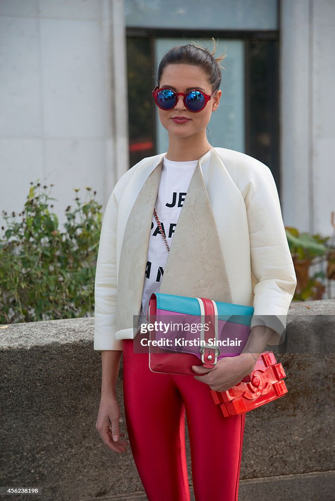 Street Style - Paris Collections: WOMEN SS15 - September 23 To September 01 October, 2014