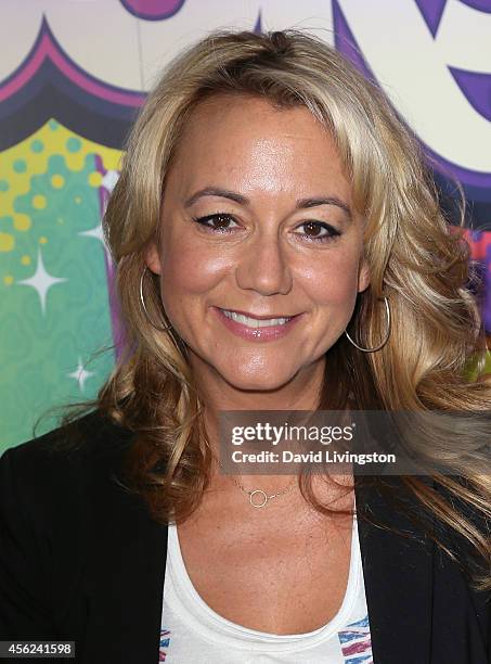 Actress Megyn Price attends attends the premiere of Hasbro Studios' "My Little Pony Equestria Girls Rainbow Rocks" at the TCL Chinese 6 Theatres on...